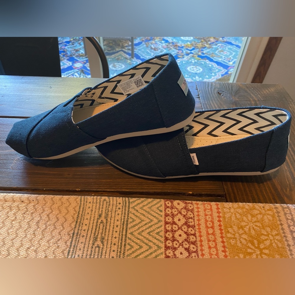 Toms Alpargata canvas Blue Size 8